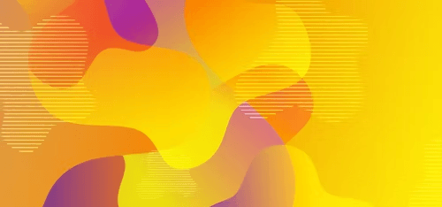 Warm flowing gradient with organic shapes
