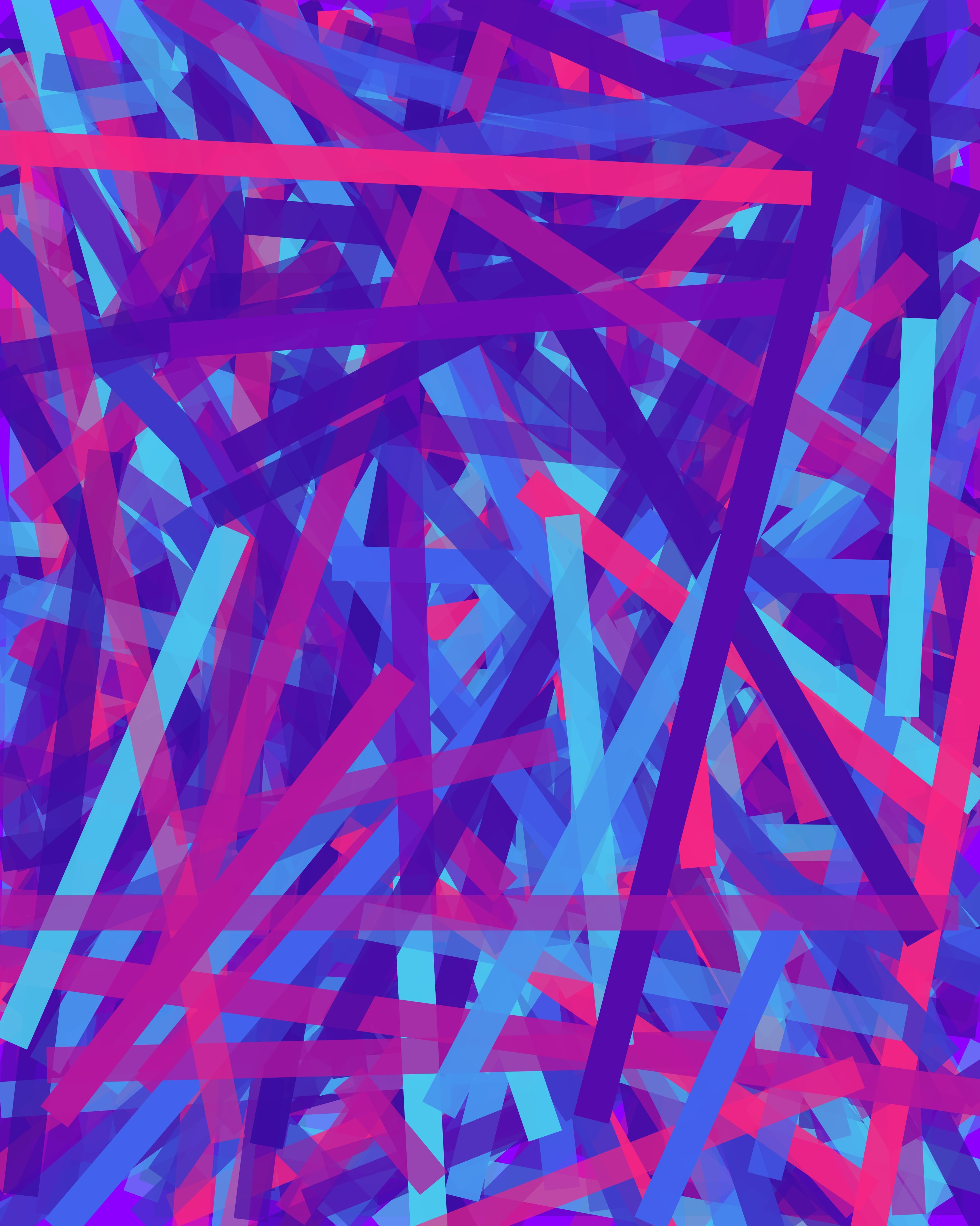 Blue and purple geometric abstract pattern